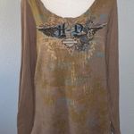 Harley Davidson Harley-Davidson Neutral Brown Fall Bedazzled Long Sleeve Burnett El Paso, Texas Photo 1