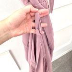 Show Me Your Mumu NWT  Claire Midi Dress Neutral Mauve Chiffon Size S Photo 8