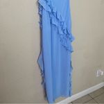 House Of CB ‎ 'Ariela' Soft Blue Ruffle Maxi Dress NWOT size S Photo 15