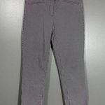 J Jill Women's Black & White Geometric Print Straight Leg Dress Pants Photo 0