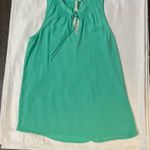 Bellatrix Tie Front Sleeveless S Corporate Siren Casual Dopamine Coconut Girl Green Photo 1