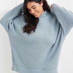 Aerie Chenille Oversized Sweater Turtleneck Photo 0