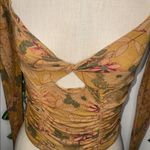 Urban Outfitters  Longsleeve Patterned Top Photo 1