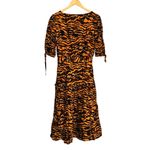 Walter Baker NEW Yosline Animal Print Square Neck Puff Sleeve Midi Dress 6 Photo 2