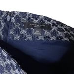 Ann Taylor Womens Petite Skirt Size 6P Blue White Floral Pattern Lined Photo 3