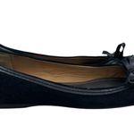 Coach  Concetta Round Toe Bow Black Ballet Flats Photo 0