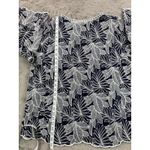 Solitaire NWOT  by Zarr Khasla Floral Lace Blouse 1X Embroidered‎ Boho Scalloped Photo 2