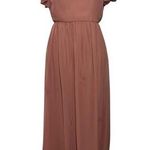 Birdy Grey  Dress Women L Hannah Empire Waist Bridesmaid In Spice Wedding Party Photo 0