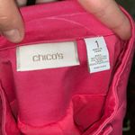 Chico's Chico’s barbiecore pink mandarin collar business casual M blazer Photo 2