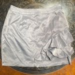 Louche size 14 Gray Ruffles Mini Skirt Photo 0