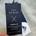 American Eagle High Rise Shortie Light Wash Lace Pocket Stretch Shorts 10 NWT Photo 5