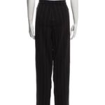 RUTI Dana striped straight leg dress pant size XXL gorpcore Black Photo 2