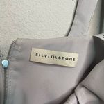 NEW Silvia Astore Bustier Metallic Alexa Bra Crop Top Silver Size‎ IT 40/ US 4 Photo 6
