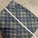 CAbi Step Out Plaid Pencil Mini Skirt Back Zipper Gray Gold 6 3756 Photo 13