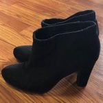 Sam & Libby  Black Elastic PullOn FauxSuede Booties Photo 1