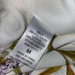 Gilli medium women’s v neck keyhole back zip up sheer lined dress floral print Blue Photo 7