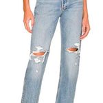 AGOLDE 90’s pinch waist ripped jeans - color rule - size 25 Photo 3