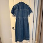 Veronica Beard Tabby Denim Button-Down Cotton Midi Dress | Size 10 Photo 7