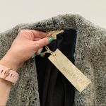 Mystree | Pia Black Vegan Leather Jacket with Faux Fur Lined Lapel Small NWT Photo 3