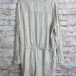 Anthropologie  Cloth & Stone Beige Snake Print Tencel Linen Romper Size XL Photo 6
