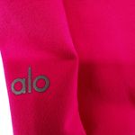 Alo Yoga 7/8 High-Waist Checkpoint Legging Drawstring Cropped Hot Pink Medium Photo 2