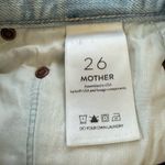 MOTHER‎ The Proper Denim Hella Hot Shorts Size 26 Blue Photo 4