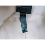 Ralph Lauren Lauren Womens Cream Double Breasted Cropped Blazer Jacket Size 16 Photo 6