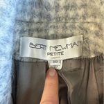 Vintage Bert Newman Petites Gray White Check Wool Full Length Dress Coat Sz 10P Photo 10