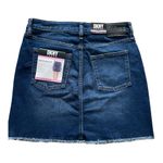 DKNY  Mid Rise Blue Denim Skirts Women’s Size 6 A4 Photo 5