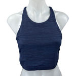 Outdoor Voices  Blue Sleeveless Racerback Yoga Workout Athletic Tank Crop Top M Photo 0