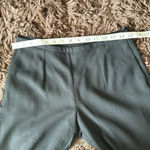 Armani Collezioni  sleek 100% wool Trousers size 6 Black Wide Leg side zip Photo 12