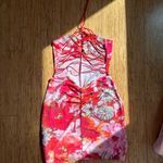 Tiger Mist  Floral Dress in Pink and Red Photo 1