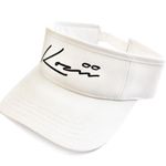 Kozii White Visor Script Australian Made Swimwear Logo Adjustable Visor Hat Photo 1