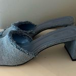 Nordstrom Open Edit Jaydin Slide Denim Sandal Heel Photo 4