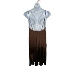 Free People Brown Slip Dress Midi Size Large Feminine Night Out Wedding Photo 6