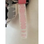 Victoria's Secret Halter Pushup Plunge Geometric Zebra Black Bikini Top 34B Size M Photo 6