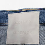 MOTHER Superior The Tomcat Distressed High Rise Straight Leg Jeans Size 29 Blue Photo 3