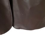 Banana Republic  Brown Vegan Faux Leather Blazer Jacket size 16 Roasted Cocao Photo 2