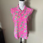 Ibkul Womens Athletic Shirt Top Tennis Sleeveless Pink UPF 50+ XXL Photo 2