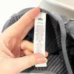 Alo Yoga Alo Denim Knit Garter Tank Steel Gray / Anthracite Small Photo 1