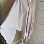 Ann Taylor Knit Open Poncho/Wrap Cardigan Sweater Soft Light Lavander One Size Photo 4