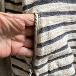 Lou & grey  By Loft Striped Zip Up Moto Jacket Size M Photo 3