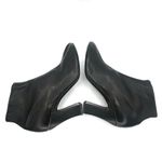 Khaite Leather Heel Ankle Boots Black Women’s Size 8.5 IT 38.5 Booties Photo 3