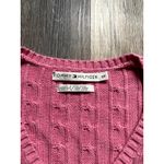 Tommy Hilfiger  Cable Knit Sweater Small Y2K Bella Swan Coquette‎ Feminine Preppy Photo 2
