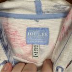 Joules Floral Cotton Lightweight Hoodie Size 6 White Photo 2