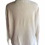Anthropologie Valeria cream knit relaxed fit textured pullover sweater Photo 7