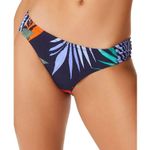 Jessica Simpson Bikini Bottoms Size Extra Large Island Paradise Navy Mood Multi Photo 0