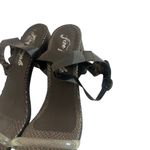 Free People  High Heel Sandals Square Toe Jelly Ankle Straps Size 40 Women's 9.5 Photo 5