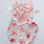 frankie's bikinis  one pieces swimsuit poppy wild flowers with crochet front:0W4 Photo 2