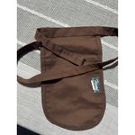 Hooters  Waitress Apron Utility Pocket Waist Pouch Brown Orange Logo Photo 2